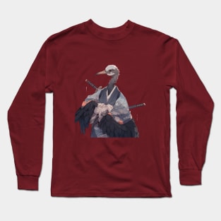 Ostrich Samurai Long Sleeve T-Shirt